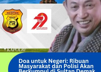 Istiqosah Akbar di Demak: Rakyat dan Polri Bersatu Doakan Negeri