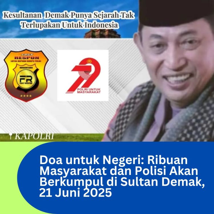 Istiqosah Akbar di Demak: Rakyat dan Polri Bersatu Doakan Negeri