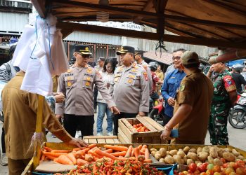 Polda Kalteng Sidak Pasar Tradisional Jelang Idul Adha