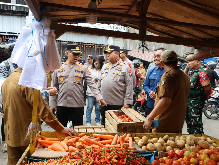 Polda Kalteng Sidak Pasar Tradisional Jelang Idul Adha