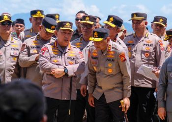 Kapolri Dampingi Presiden RI dalam Agenda Panen Raya Jagung di Kalbar