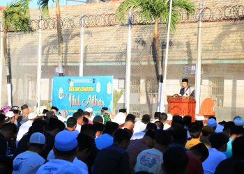 Lapas Banyuwangi Gelar Sholat Id dan Kurban