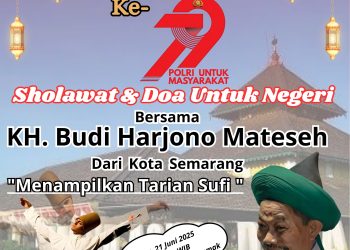 Para Trah Raden Patah dan Pecinta Wali Tanah Jawa Gelar Doa Bersama untuk Polri di Demak