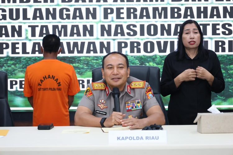 Polda Riau Ungkap Penjualan Ilegal Lahan Hutan TNTN