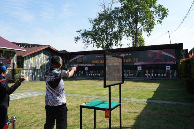 Dansat Brimob Raih Skor Tertinggi dalam Lomba Tembak HUT Bhayangkara ke 79