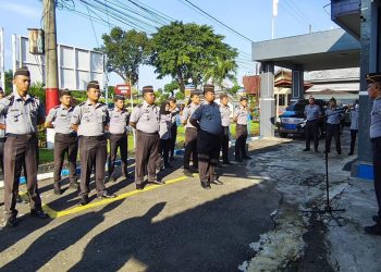 Kalapas Jember Tekankan Mitigasi Risiko dan Reintegrasi Sosial dalam Apel Pagi Pegawai