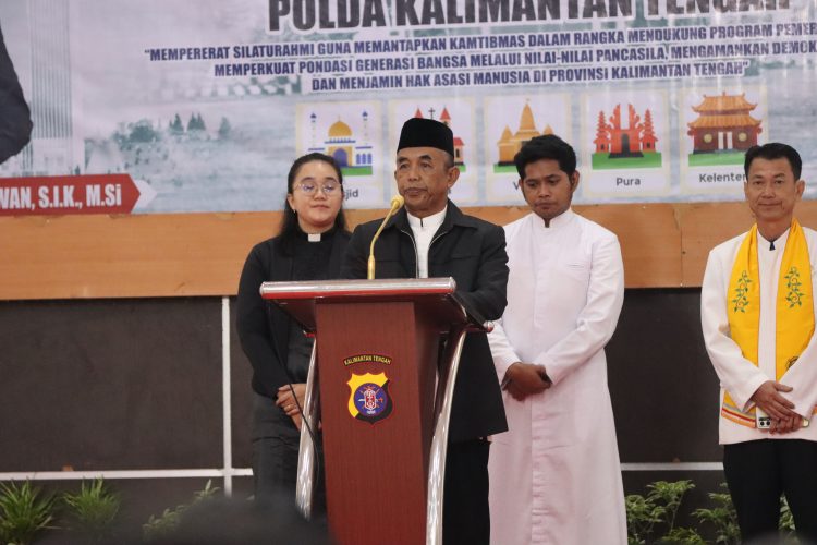Polda Kalteng Gelar Forum Silaturahmi Kamtibmas dan Doa Bersama Lintas Agama Sambut Hari Bhayangkara ke 79