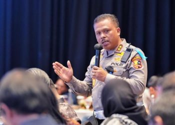Kakorlantas Pimpin TFG Pengamanan HUT ke 79 Bhayangkara
