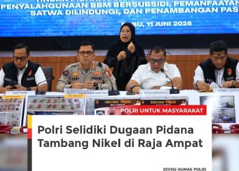 Bareskrim Polri Selidiki Kasus Tambang Nikel di Raja Ampat, Papua Barat Daya