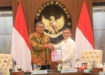 Sesmenko Polkam Tegaskan Pentingnya Kehati-hatian Anggaran pada Exit Meeting BPK RI