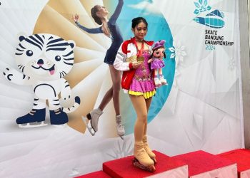 Putri Anton Pratama Harumkan Nama di Kompetisi Ice Skating Asia