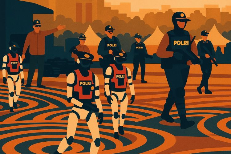 30 Robot Canggih Tampil di Defile HUT Bhayangkara ke 79, Tanda Transformasi Digital Polri Dimulai