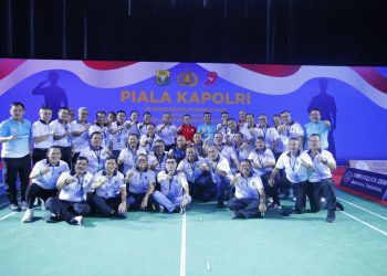 Kejuaraan Bulutangkis Piala Kapolri 2025 Resmi Dibuka, 570 Atlet Siap Bertanding