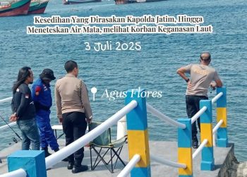 Kesedihan Yang Dirasakan Kapolda Jatim, Hingga Meneteskan Air Mata Melihat Korban Keganasan Laut