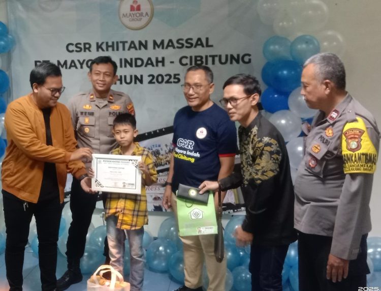 CSR Mayora Cibitung, Khitan Massal Humanis Bersama Pondok Khitan Modern