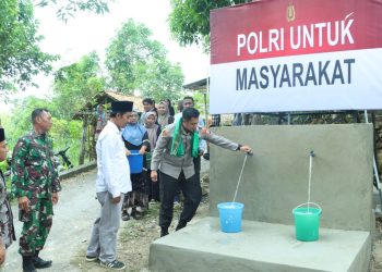 Polres Bangkalan Hadirkan Solusi Air Bersih di Tengah Kemarau Lewat Pembangunan Sumur Bor
