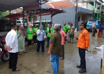 Komunitas Gerai UMKM Lengkong dan Laskar Prabowo Aksi Nyata di Lokasi Banjir