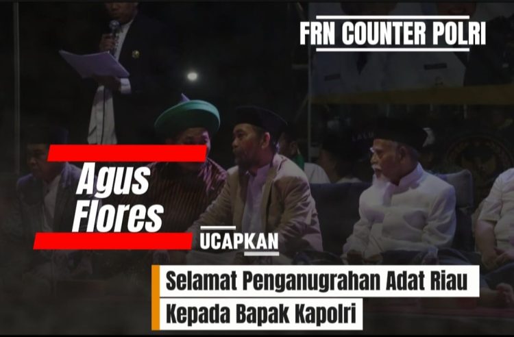Ketum FRN: Gelar Adat untuk Kapolri Bukti Kuatnya Hubungan Polri dan Masyarakat Adat