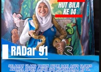 Ucapan Hangat Pemred MNRTV News untuk Putri Ketum FRN, Raden Ajeng Siti Nursyabilla