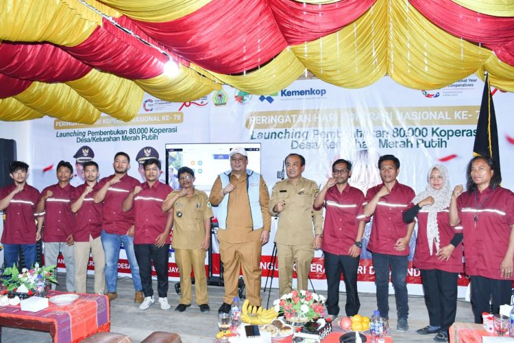 Presiden RI Launching Kelembagaan KDMP Secara Nasional, Bupati Samosir Minta Seluruh Koperasi Segera Beroperas