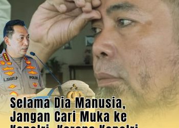 Sindiran Tajam Agus Flores: Jangan Cari Muka ke Kapolri, Beliau Sudah Punya Muka Sendiri