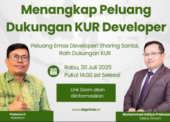 Forum Reboan DEPRINDO Soroti Akses KUR bagi Developer Properti