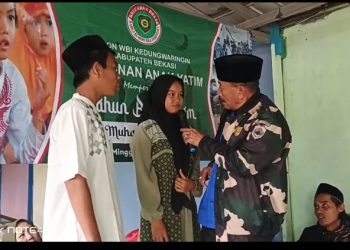 WBI/WJI Kabupaten Bekasi Tunjukkan Teladan Ormas Humanis Lewat Santunan Anak Yatim