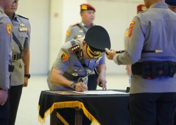 Mutasi Strategis, Kapolda Papua Barat Daya Kukuhkan Tiga Pejabat Baru di Polda dan Polresta Sorong