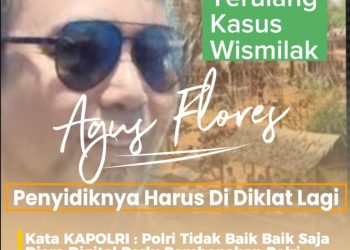 Agus Flores: Penyidik Harus Di Diklat Lagi, Jangan Terulang Kasus Wismilak Baru