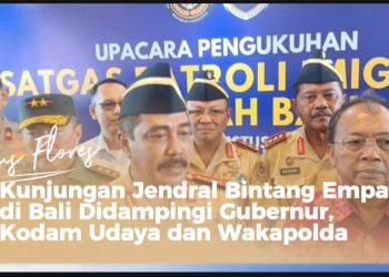 Agus Flores Soroti Kehadiran Kapolda Bali Saat Kunjungan Jenderal Bintang Empat di Bali