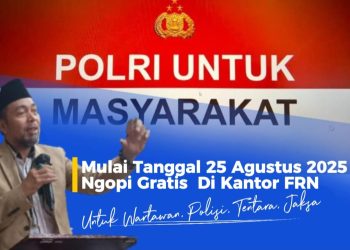 FRN Buka Ngopi Gratis dan Ruang Diskusi Mulai 25 Agustus
