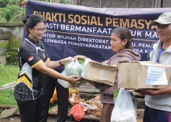 Lapas Narkotika Bangli Rayakan HUT RI ke-80 dengan Bakti Sosial dan Produk Warga Binaan