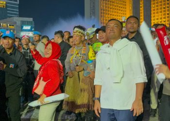 Semangat Kebangsaan Membara, Ribuan Warga Rayakan HUT RI ke-80 di Jakarta