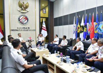 Kepala Bakamla RI Terima Kunjungan Commander MARSEC Republic of Singapore Navy