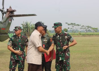 Danrem 051/Wkt Dampingi Menhan RI Tinjau Kesiapan Prajurit Yonif TP 843/PYV Bekasi