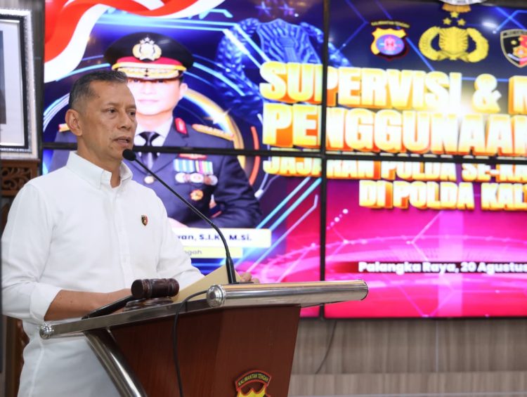 Optimalkan E-MP, Pusiknas Bareskrim Polri Gelar Supervisi di Polda Kalteng