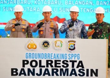 Dukung Program MBG, Kapolri Kembali Resmikan dan Groundbreaking SPPG di Kalsel