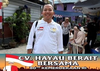 HUT RI ke-80, Warga Gang Rahmat Antusias Ikuti Lomba 17-an Didukung CV Hayau Barait