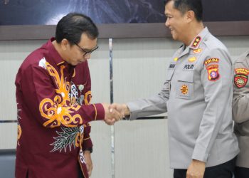 Kapolda Kalteng Sambut Hangat Audiensi Kepala Perwakilan Bank Indonesia