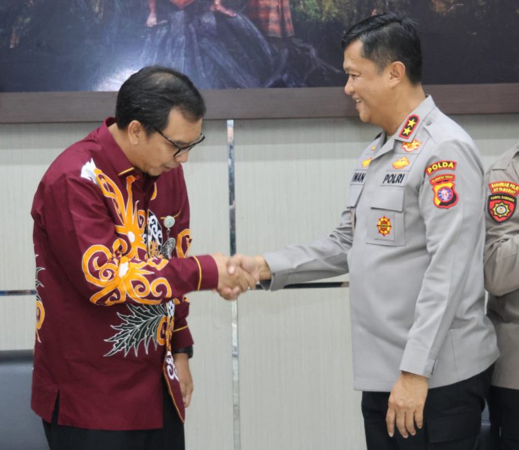 Kapolda Kalteng Sambut Hangat Audiensi Kepala Perwakilan Bank Indonesia