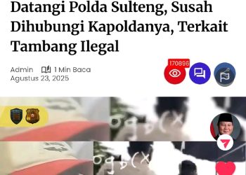 Isu Tambang Batu Hitam Ilegal di Sulteng Viral di Medsos, Kapolda Jadi Sorotan Publik
