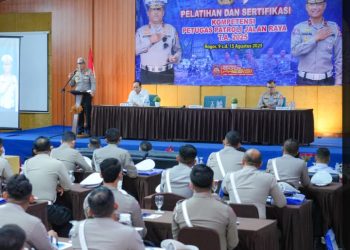 Korlantas Polri Tingkatkan Kompetensi PJR Lewat Sertifikasi Nasional