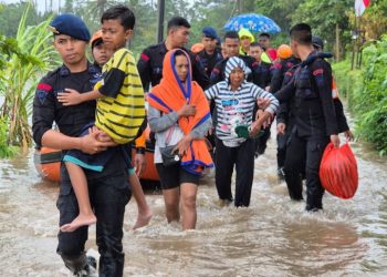 Polda Bali Evakuasi Warga Terdampak Banjir, Imbau Tetap Waspada Cuaca Ekstrem