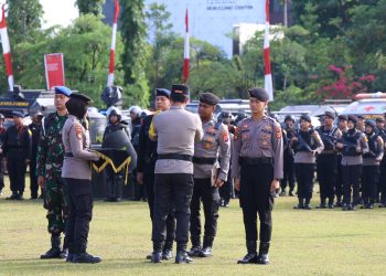 Polda Kalteng Gelar Apel Operasi Aman Nusa I Telabang 2025