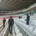 Menjelang Konser Dewa 19, Brimob Polda Metro Jaya Melakukan Sterilisasi di Stadion Utama GBK Senayan