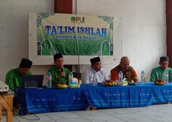 Ketua Bidang Ekonomi DPP PUI, Launching Program Gerak Ummat Saat Taklim Ishlah DPD PUI Kabupaten Bekasi