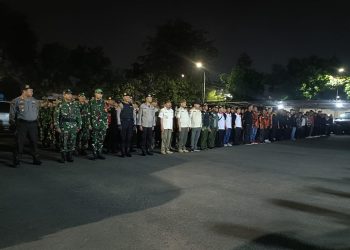 Wujudkan Lingkungan Kondusif, Koramil 03/PS. Rebo-Ciracas Gelar Apel Empat Pilar