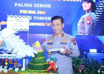 Polda Sulsel Peringati HUT Lalu Lintas ke-70 dengan Syukuran dan Santunan Sosial