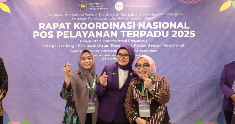 Wiwiek Hadiri Rakornas Posyandu 2025