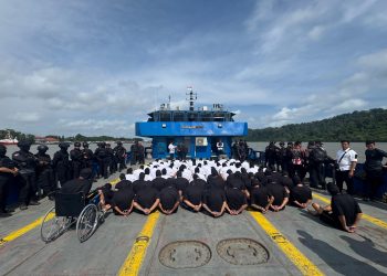 Warga Binaan High Risk Dipindahkan ke Nusakambangan